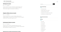 Desktop Screenshot of die-maeusis.de